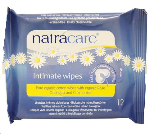 NATRACARE - Organic Cotton Intimate Wipes