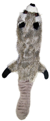 Skinneeez Plush Raccoon Mini Dog Toy