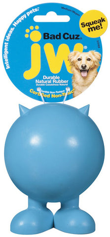 JW Pet Company Bad Cuz Rubber Dog Toy Medium