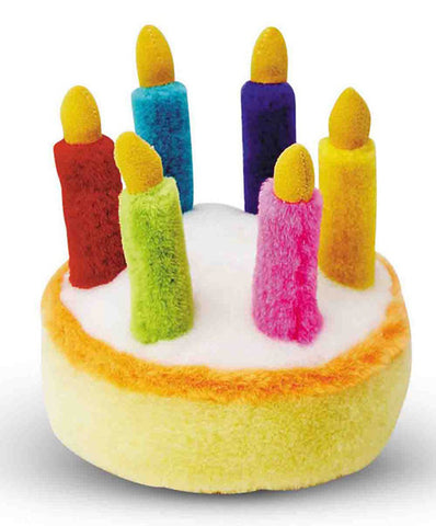 Birthday Cake Dog Toy 5.5 Inches