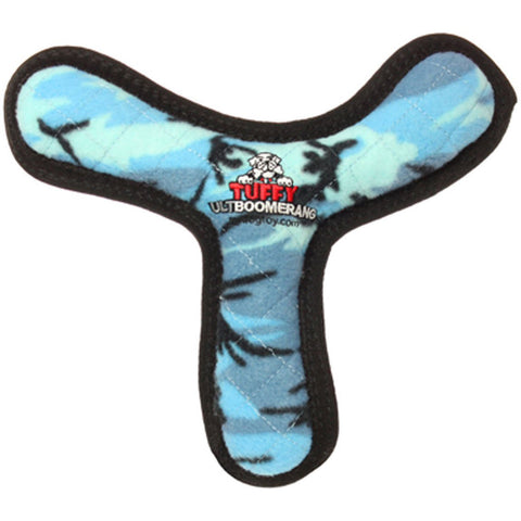 TUFFY - Ultimate Boomerang Blue Camo Dog Toy