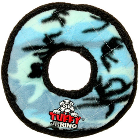 TUFFY - Junior Ring in Blue Camo Dog Toy