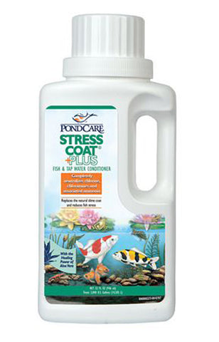 Aquarium Pharmaceuticals - PondCare Stress Coat Fish and Water Conditioner - 32 fl. oz.