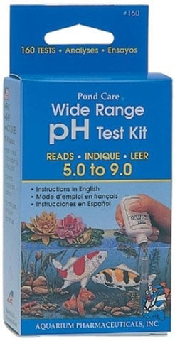 Aquarium Pharmaceuticals - PondCare Liquid Wide Range pH Test Kit - 1 Kit