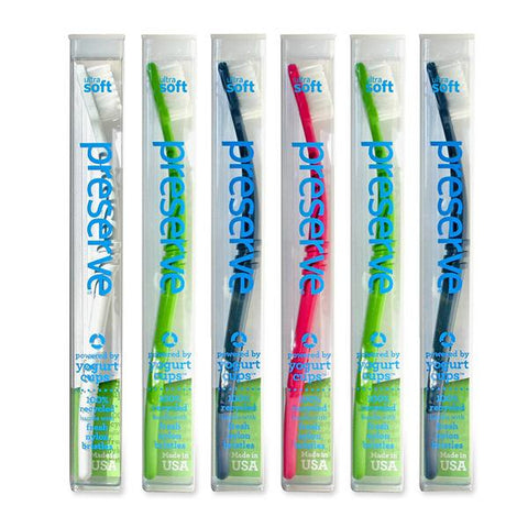 PRESERVE - Toothbrush in Travel Case, Ultra Soft Bristles