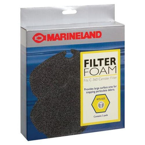 Marineland - Filter Foam PCML for 360 Canister Filter - 2 Pack
