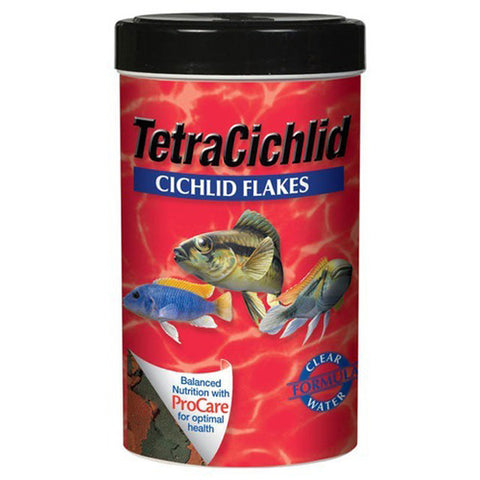 Tetra Usa Inc. - Cichlid Flakes Fish Food Large - 2.82 oz. (80 g)