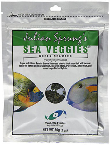 TWO LITTLE FISHIES - Julian Sprung's SeaVeggies Seaweed Green