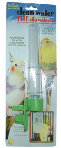 JW Pet Company - Clean Water Silo Bird Waterer Tall -