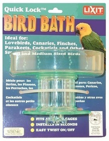 Lixit Corporation - Quick Lock Bird Bath - 5" x 4"