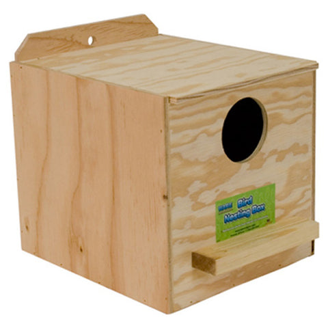 Ware Manufacturing - Cockatiel Nest Box Regular - 10 x 12.5 x 11.25 Inch