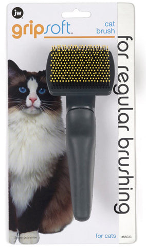 JW Pet Company GripSoft Cat Slicker Brush Small