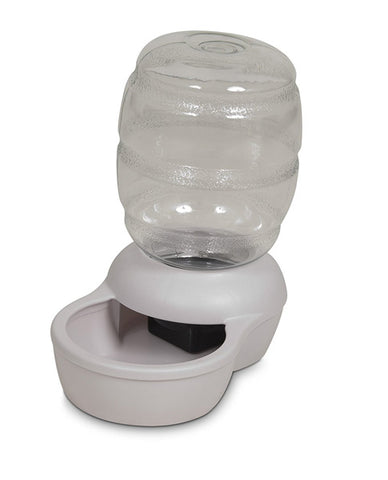 PETMATE - Replendish Gravity Feeder with Microban Pearl White