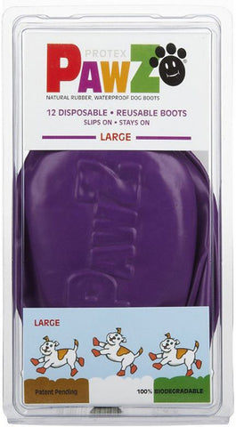 PAWZ - Dog Boots 4 Inch Large Purple