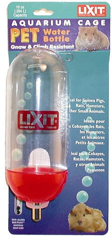 Lixit Corporation - Aquarium Cage Water Bottle - 10 oz.