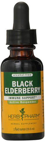 HERB PHARM - Black Elderberry Glycerite Mineral Supplement