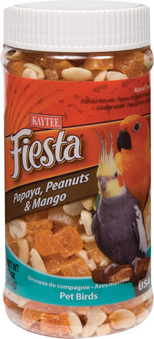 KAYTEE - Fiesta Papaya, Peanut & Mango Treat Jar for All Birds