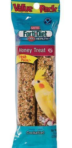 KAYTEE - Forti-Diet Pro Health Honey Treat Stick Cockatiel