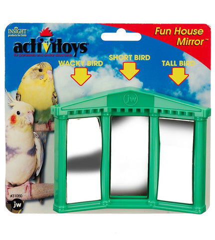 JW PET Insight Activitoy Fun House Mirror Bird Toy