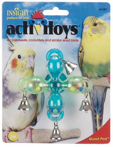 JW PET Insight Activitoy Quad Pod Bird Toy