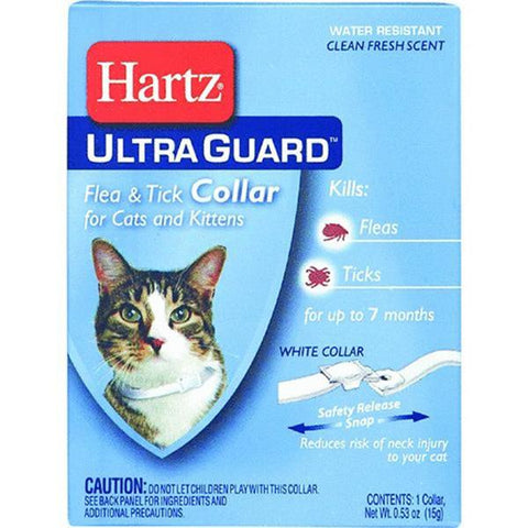 HARTZ - Ultra Guard Flea & Tick Collar for Cats and Kittens White