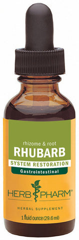 HERB PHARM - Rhubarb Extract for Digestive System Support