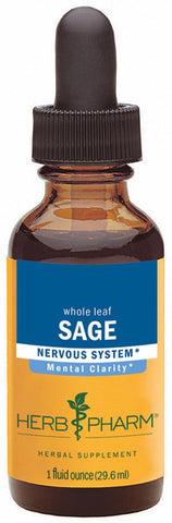 HERB PHARM Sage Extract for Mental Clarity Support