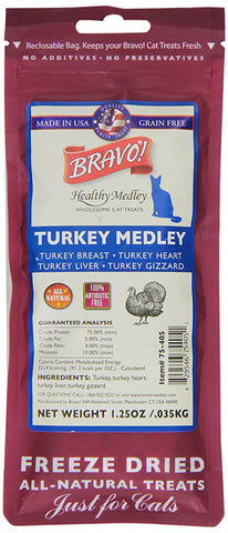 BRAVO - Healthy Medley Turkey with Organs for Cats