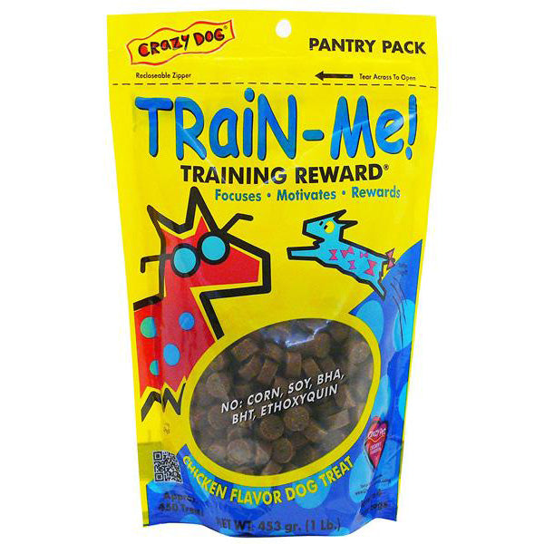 CRAZY DOG - Train-Me Training Rewards Chicken Flavor Dog Treat