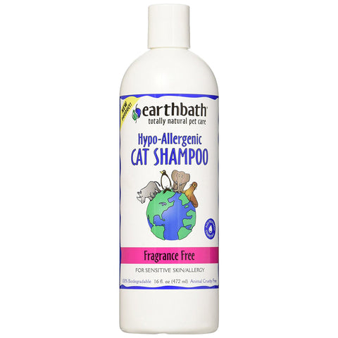 EARTHBATH - Hypo-Allergenic Cat Shampoo Fragrance Free