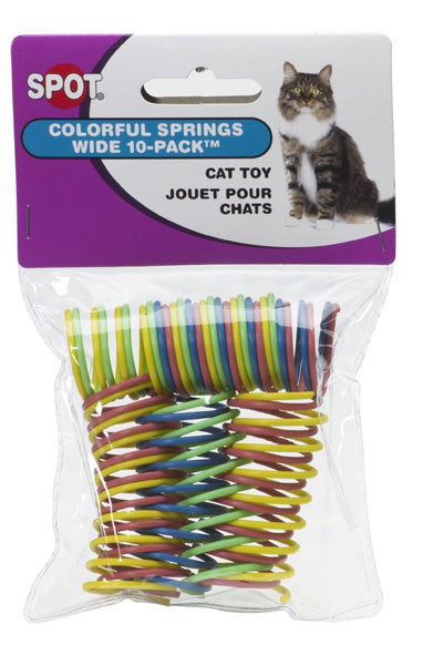 SPOT - Wide Colorful Springs Cat Toy