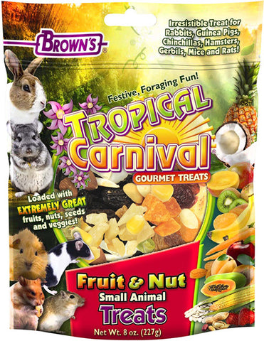 BROWN'S - Tropical Carnival Fruit & Nut Small Animal Treats