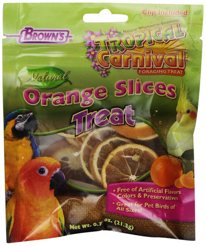 BROWN'S - Tropical Carnival Natural Orange Slices Treats