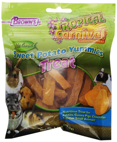 F.M. BROWN'S - Tropical Carnival Natural Sweet Potato Yummies Treat - 3.5 oz. (99.2 g)