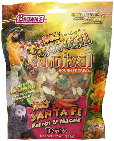 BROWN'S - Tropical Carnival Spicy Santa Fe Parrot Treat