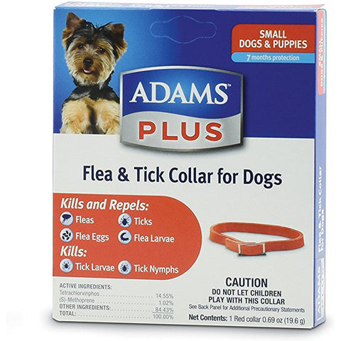 ADAMS - Flea and Tick Collar for Small Dogs 15 Inch