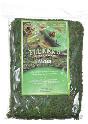FLUKER FARMS - Green Reptile Terrarium Moss Large