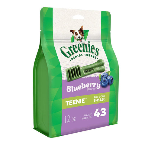 GREENIES - Blueberry Dental Dog Treats Teenie