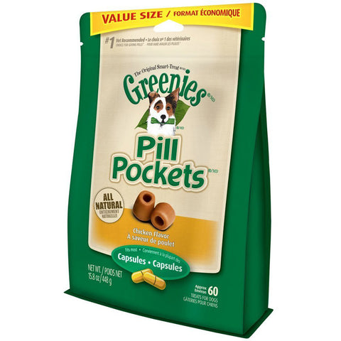 GREENIES - Pill Pockets Dog Treats Chicken Flavor