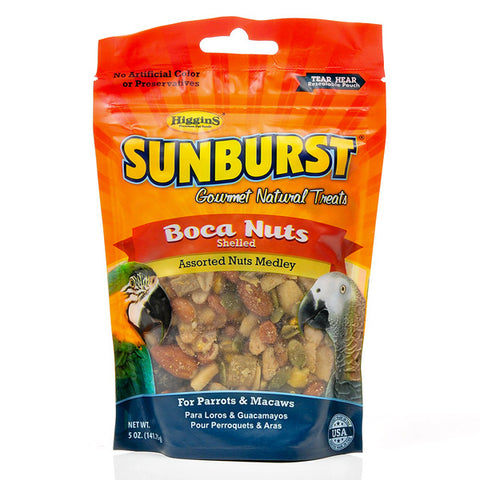 HIGGINS - Sunburst Boca Nuts Parrots & Macaws Treats