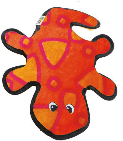 OUTWARD HOUND - Invincibles Geckos Dog Toy Red/Orange