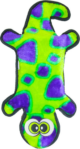 OUTWARD HOUND - Invincibles Geckos Dog Toy Yellow/Green