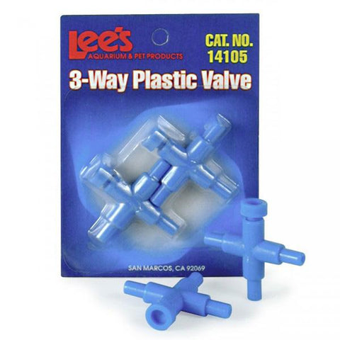 LEE'S - 3-Way Plastic Valve for Aquarium Pumps