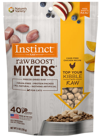 INSTINCT - Freeze-Dried Raw Boost Mixers Chicken Recipe Cat Food