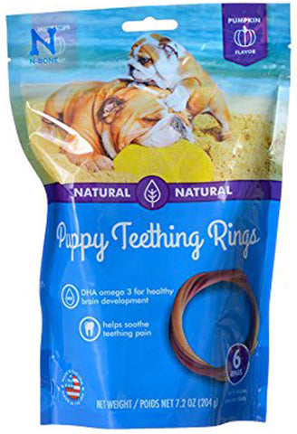 N-BONE - Puppy Teething Ring Pumpkin Flavor