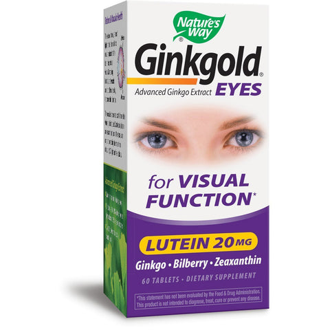 NATURES WAY - Ginkgold Eyes for Visual Function