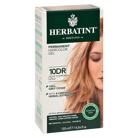 HERBATINT - Permanent Herbal Haircolour Gel 10DR Light Copperish Gold