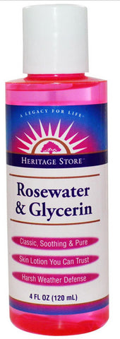 Heritage Products Flower Water Rosewater Glycerin