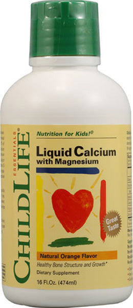 CHILD LIFE ESSENTIALS - Liquid Calcium with Magnesium - 16 fl. oz. (474 ml)