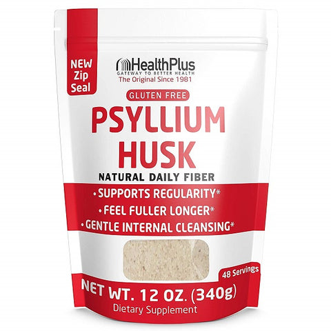 HEALTH PLUS - 100% Pure Psyllium Husks